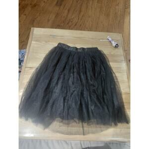 MY MICHELLE Black Layered Tulle M Fancy Punk Rock Ballerina Party Boho Fancy
